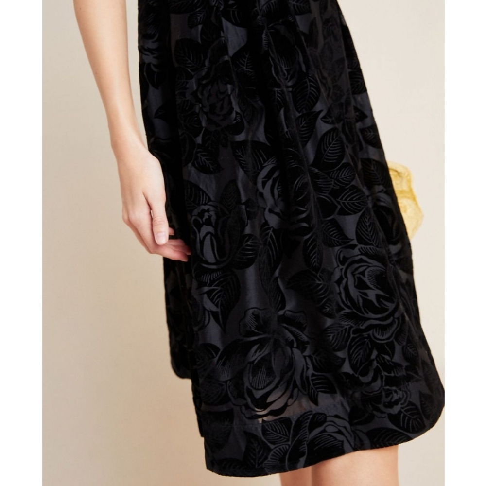 NWT ANTHROPOLOGIE JACQUARD RETRO DRESS - Picture 7 of 9